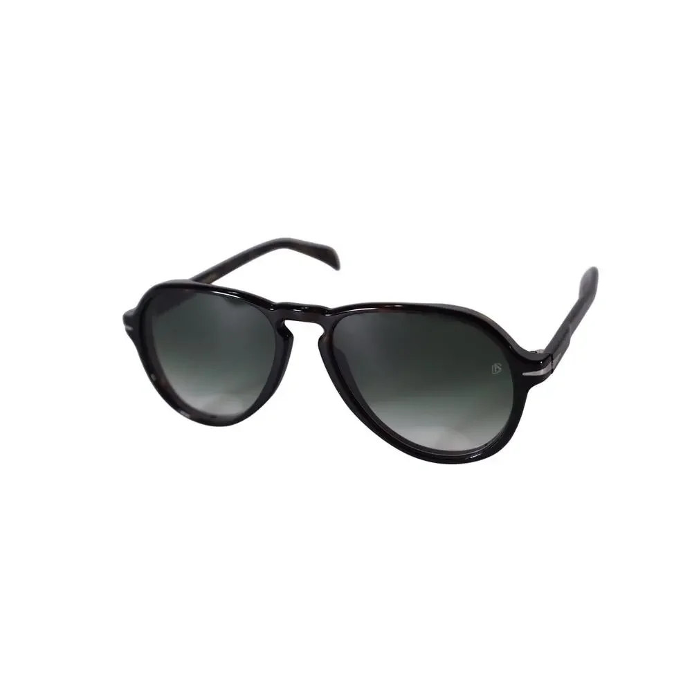 David Beckham Lightweight Aviator Sunglasses - Tortoise/Grey Green Gradient-NWT